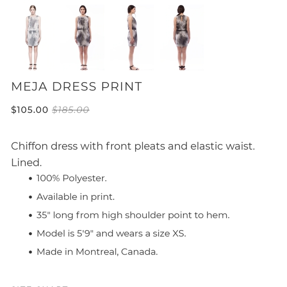 Valerie Dumaine Meja Print Sleeveless Dress - Picture 6 of 6